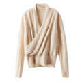 Women's V-Neck Wool Sweater