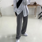 Wide-Leg Corduroy Trousers