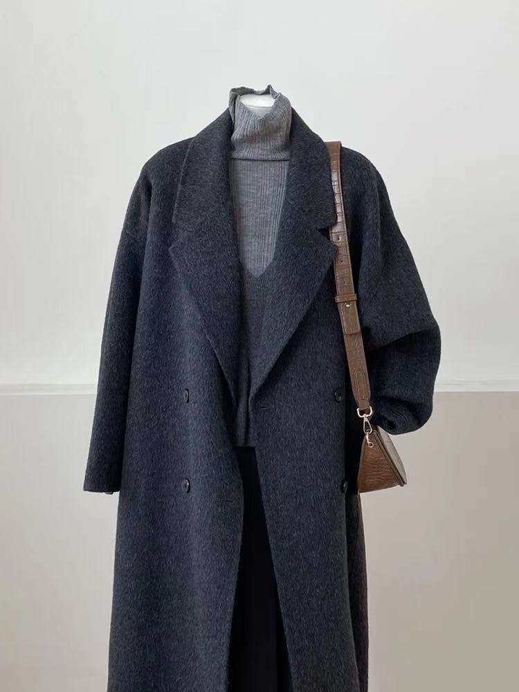 Double-Faced Wool Overcoat — still life