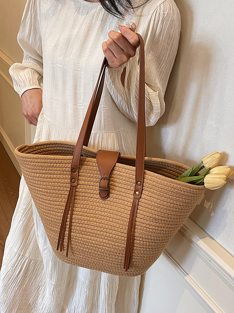 Cotton Braided Market Tote