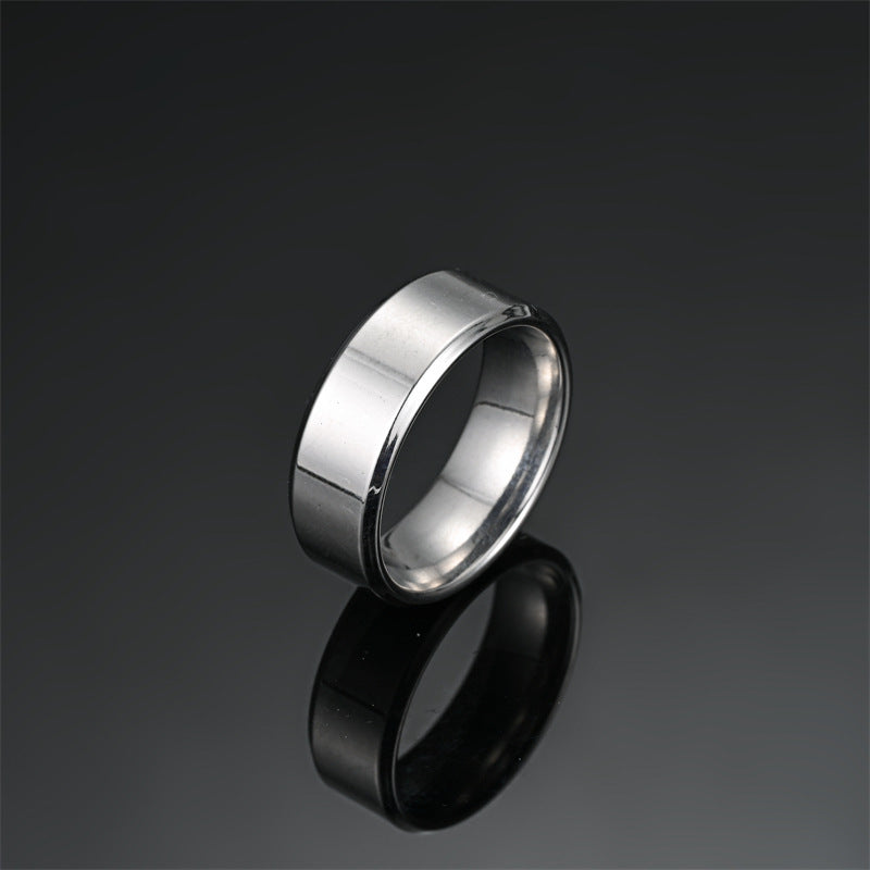 Beveled Stainless Steel Ring