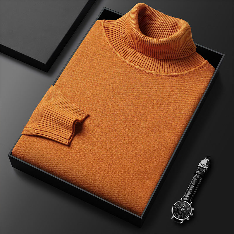 Soft-Knit Turtleneck Sweater