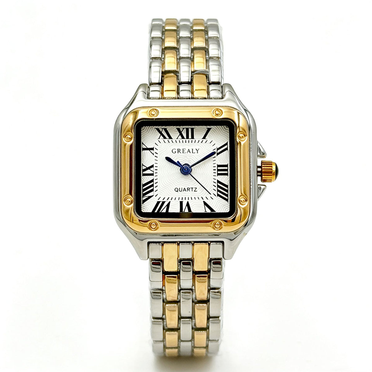 Square Roman Dial Watch