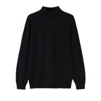 Ribbed Mock-Neck Sweater