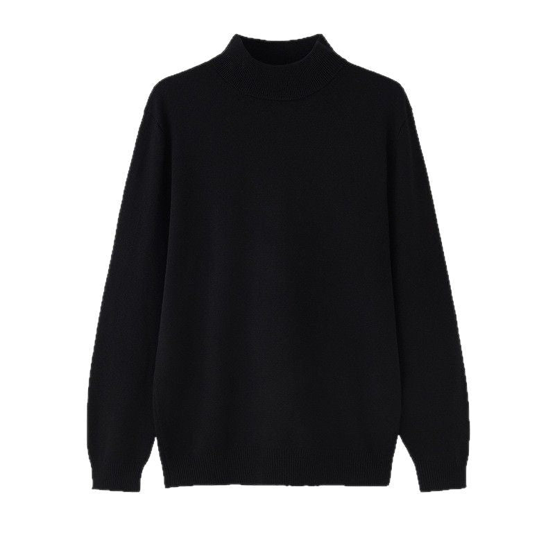 Ribbed Mock-Neck Sweater