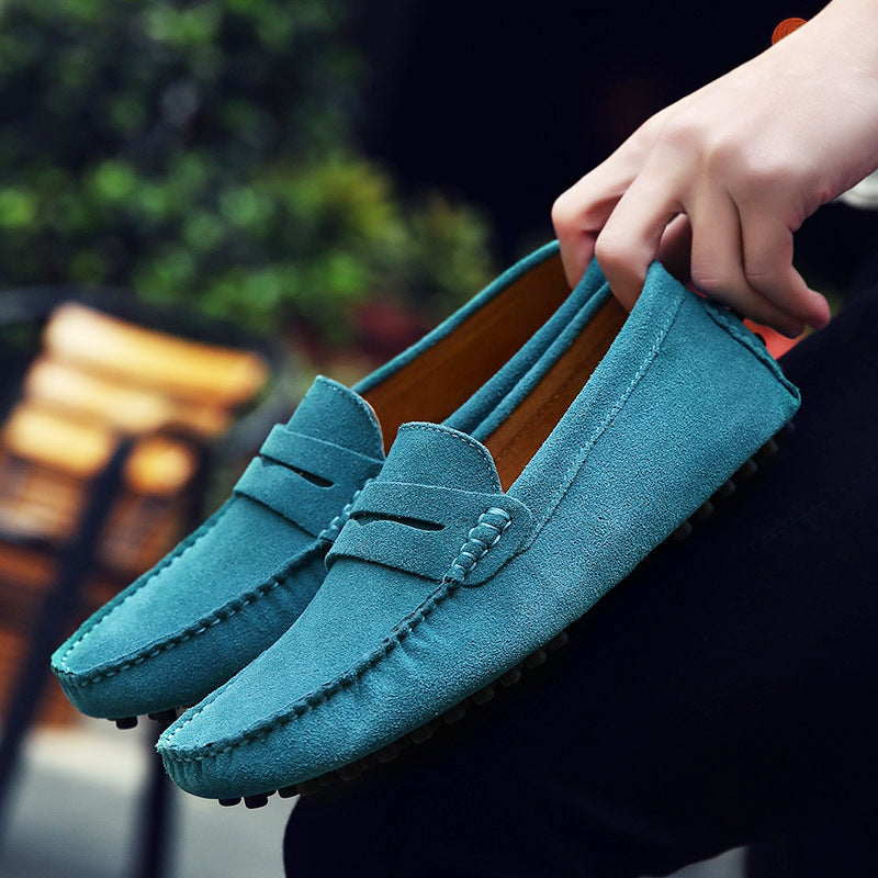 Suede Driving Loafers