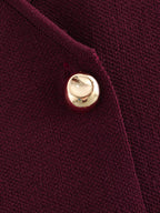 Two-Button Knit Vest — detail