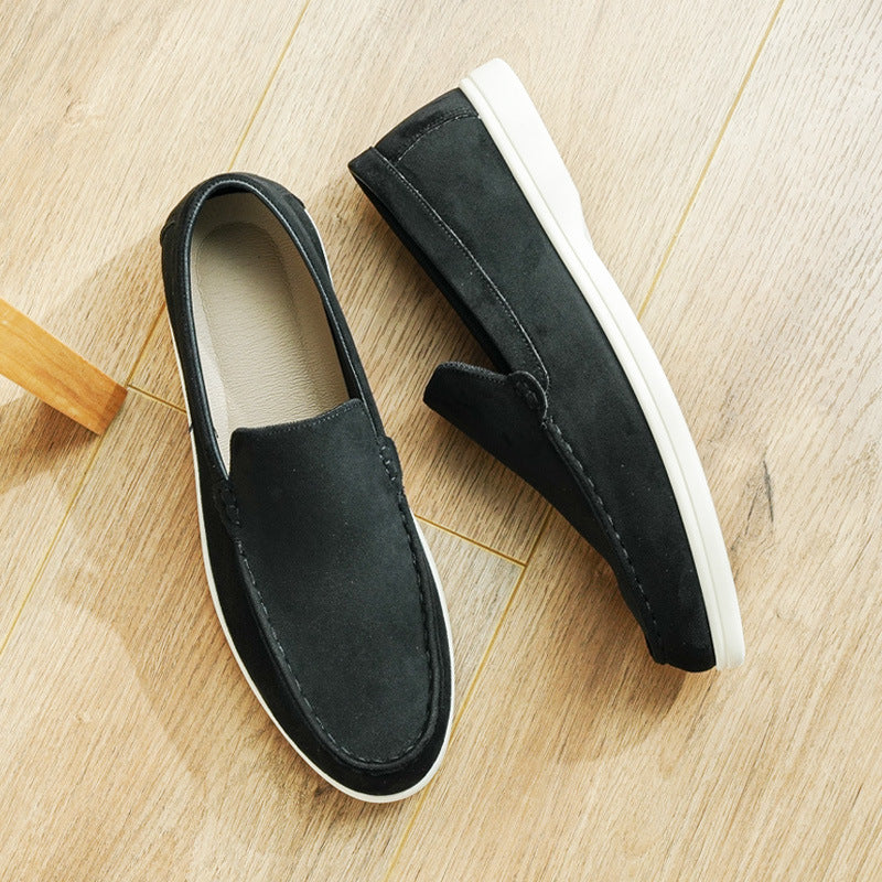 Soft Suede Slip-On Loafers