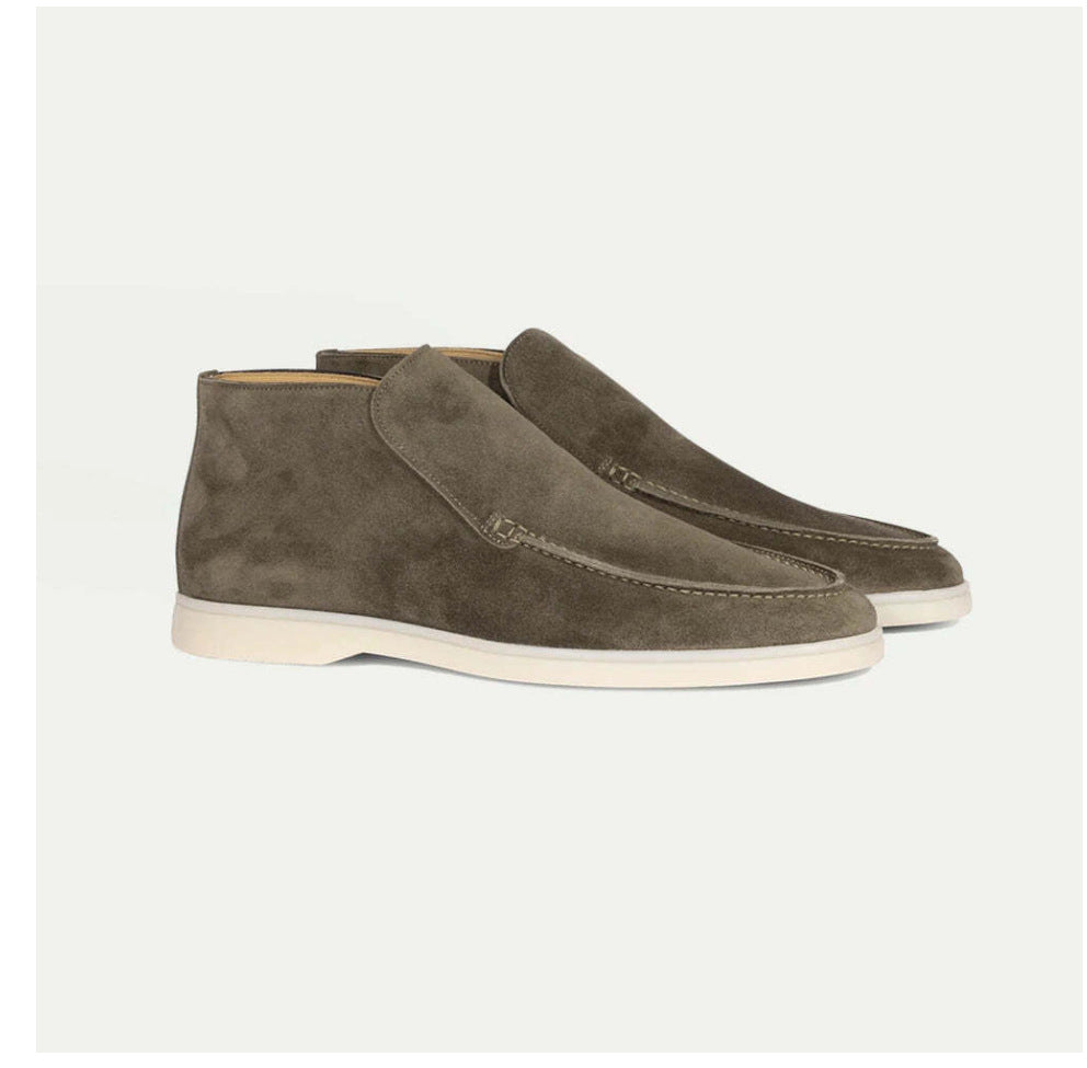 Suede Chukka Slip-Ons — detail