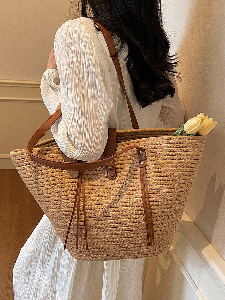 Cotton Braided Market Tote