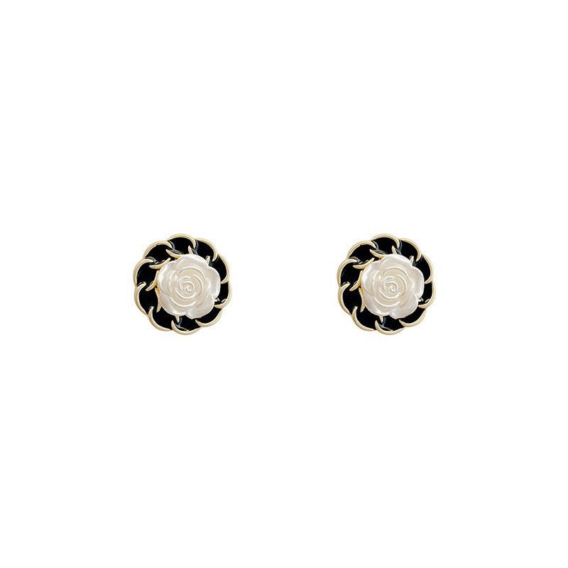 Faux-Pearl Accent Earrings