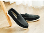 Soft Suede Slip-On Loafers — detail