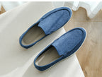 Soft Suede Slip-On Loafers — detail