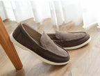 Soft Suede Slip-On Loafers — detail